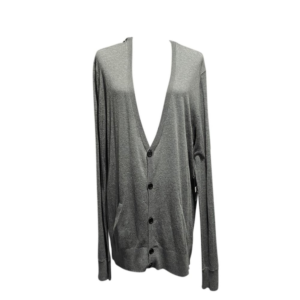 Carapace Gray Hoodie Cardigan